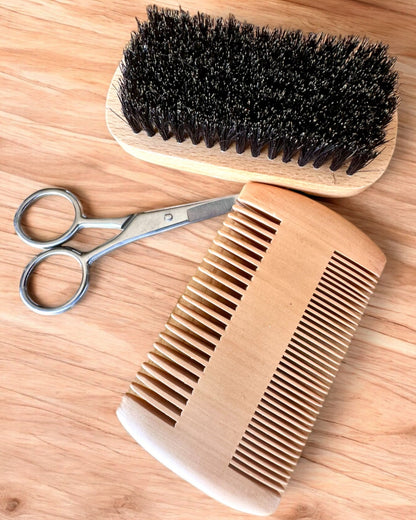 "BeardMaster" szakállápoló készlet, lehetőség személyre szabott gravírozásra ajándéknak