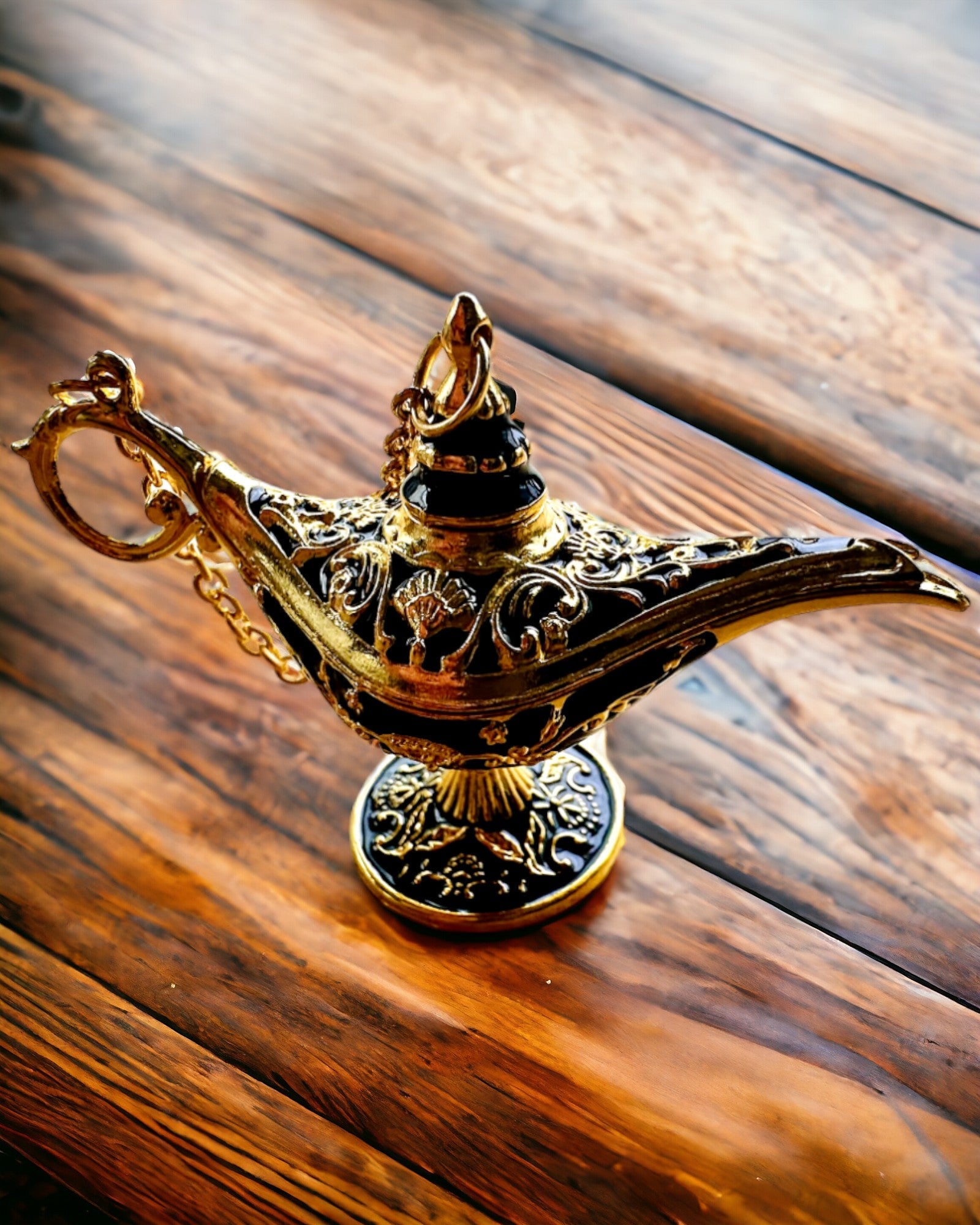 Malutka 4 cm Magic Lampa Aladdin, kulcstartó, 6 színváltozat - Elbűvölt Emlékek, személyre szabás gravírozással