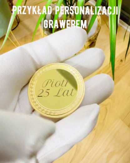 Üres Kihívás Érmék Személyre Szabható Gravírozással – Gyűjthető, 40mm, három modell